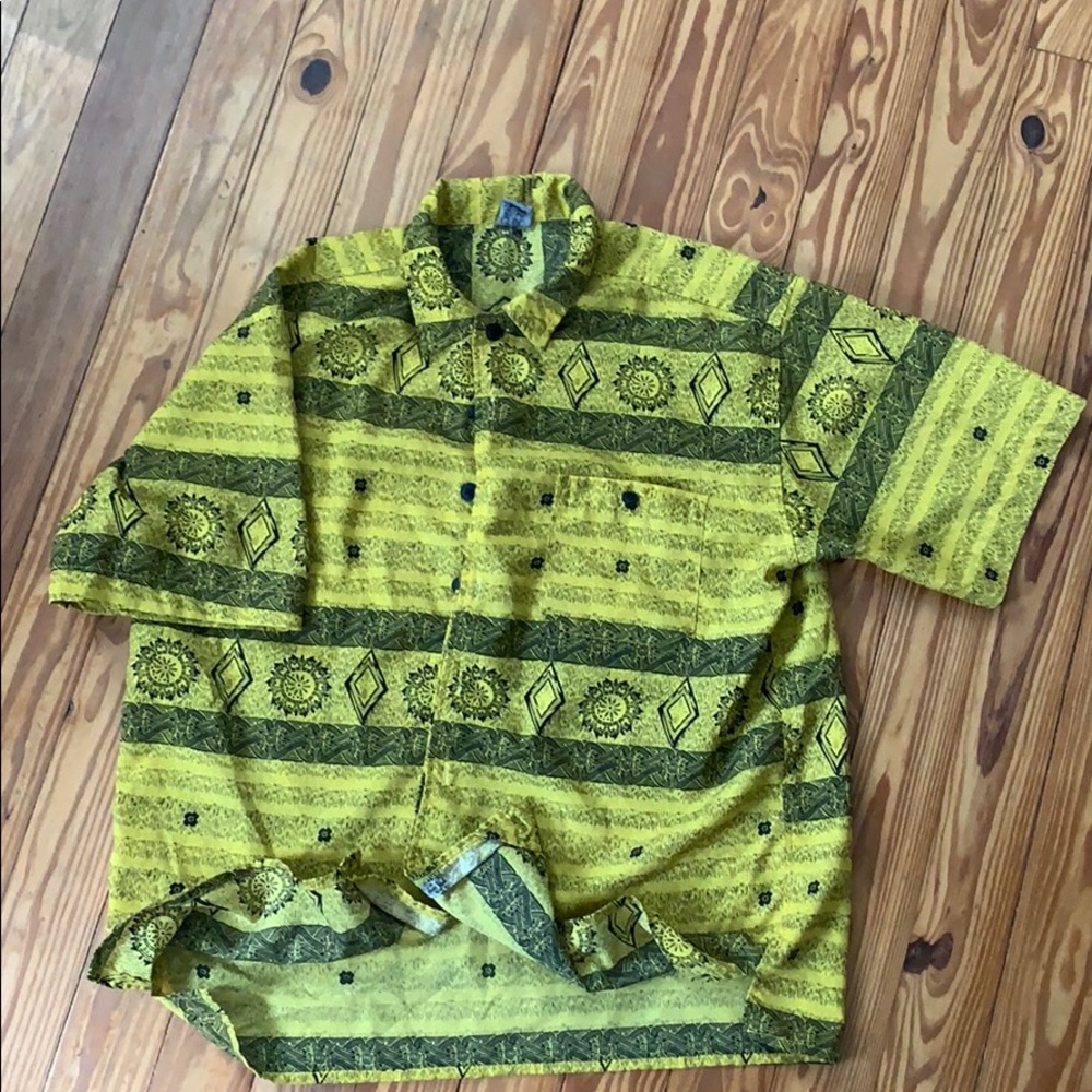 Claudio Nucci Mandala / Geometric SS Button Up